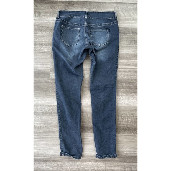 Maurices Dark Wash Straight Skinny Jeans Size 8 M Stretch M7 - Picture 4 of 4